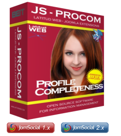 Download the JomSocial Profile Completeness (JS PROCOM)